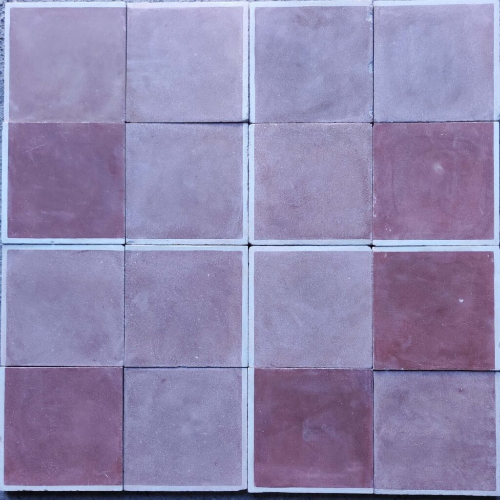 Rojo Blanco Matte Tile - Image 2