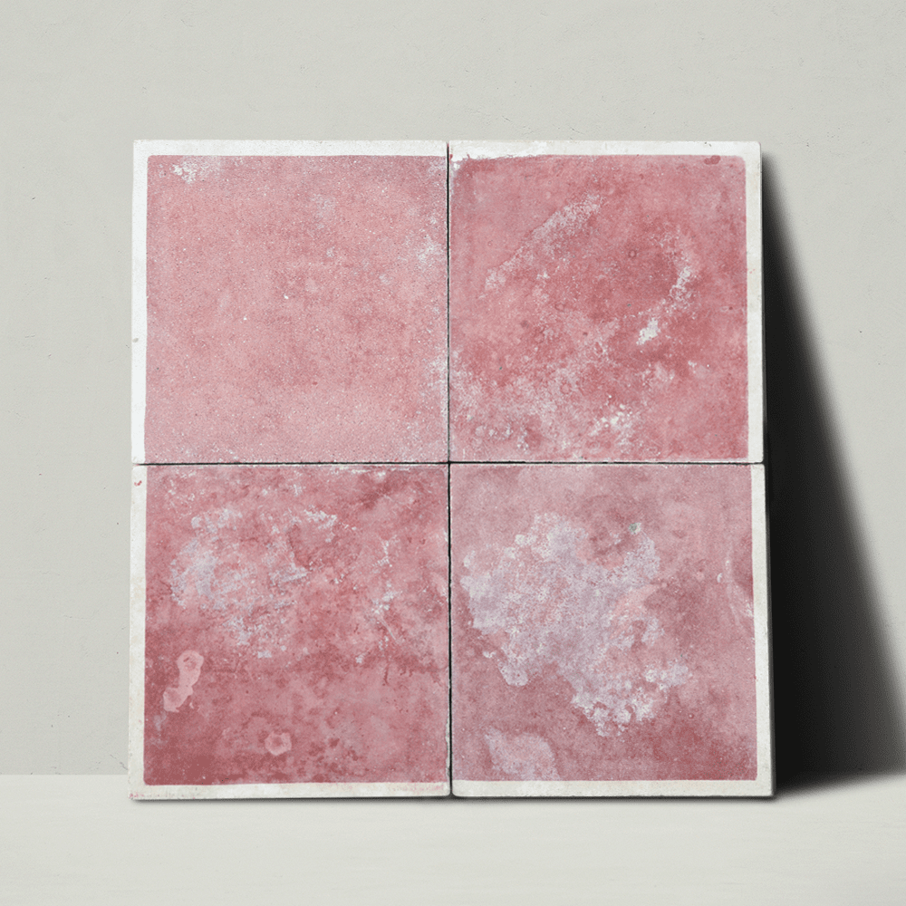 Rojo Blanco Tile