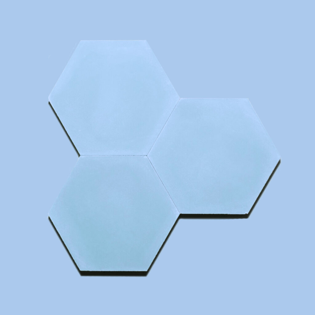 Hex Azul Cielo Tile - Image 2