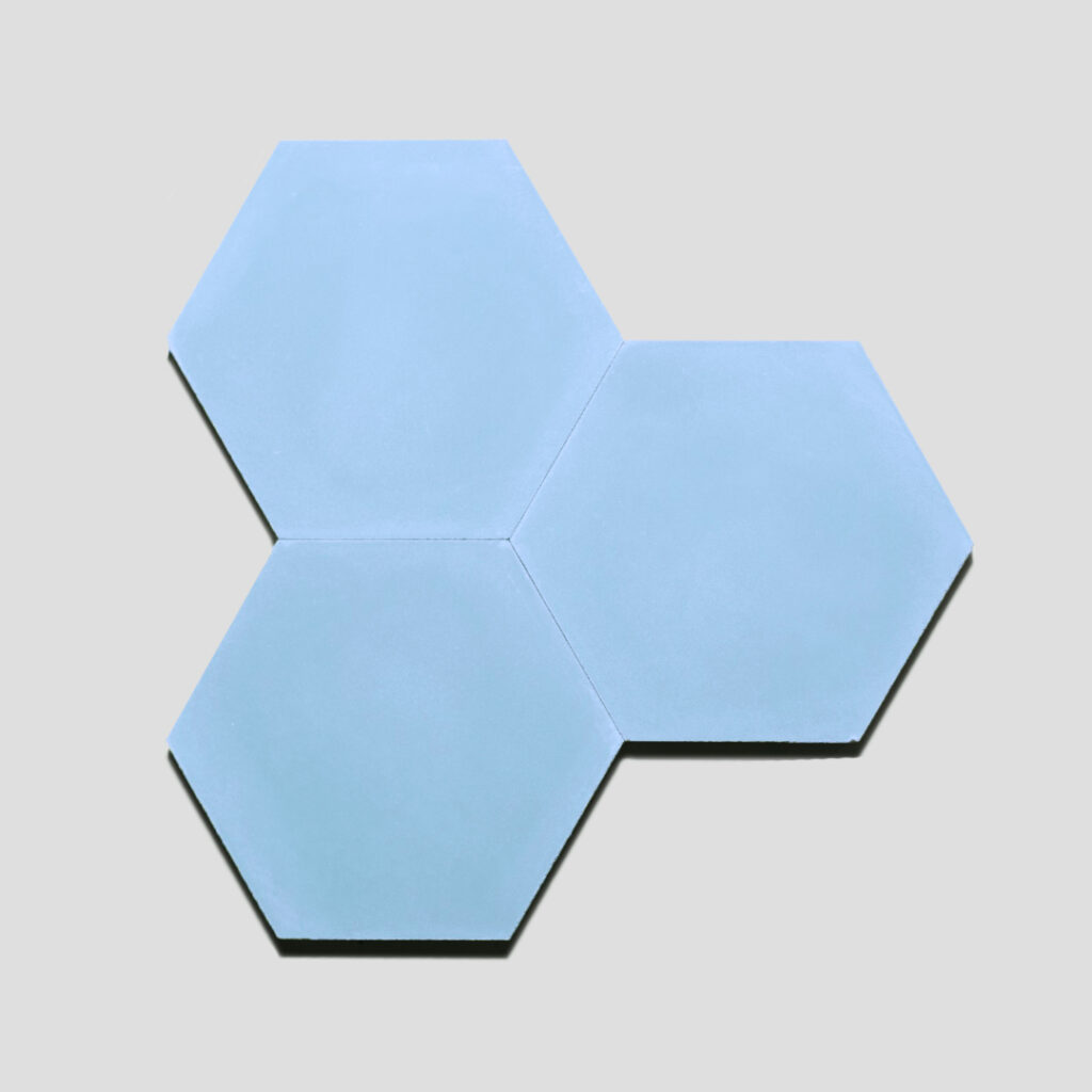 Hex Azul Cielo Tile