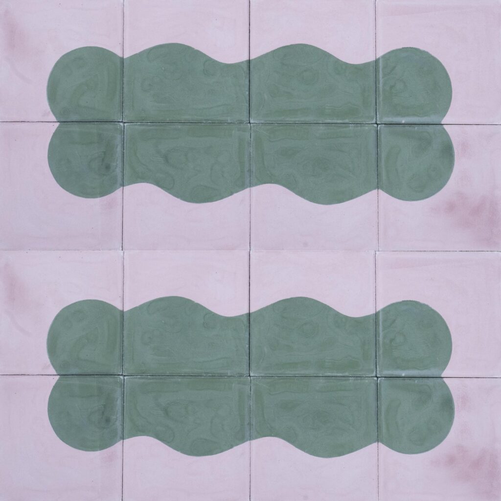 Wiggle Pink & Deep Green - Image 3